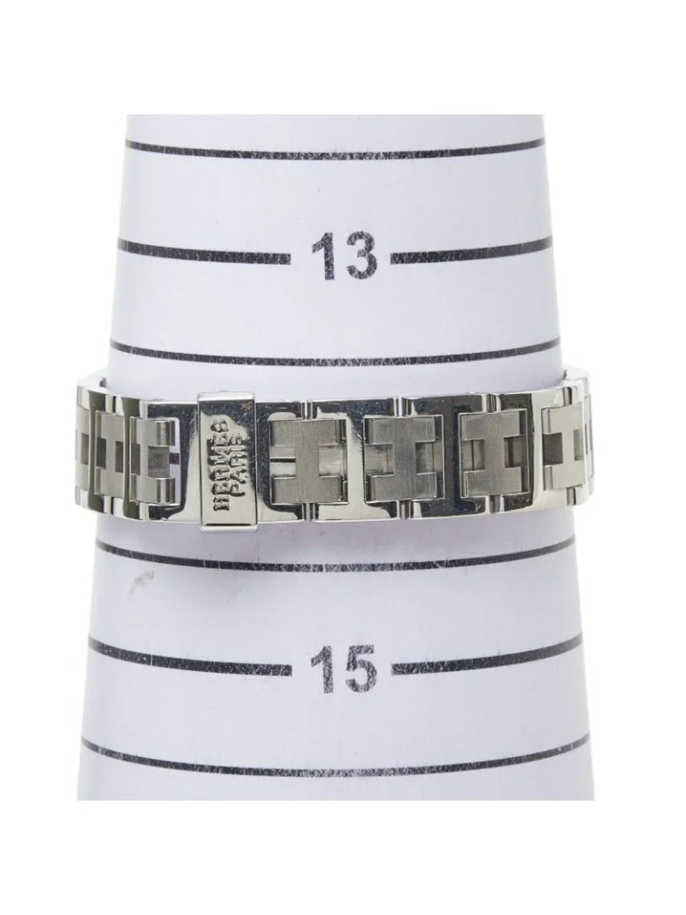 Hermes Clipper Watch Navy Silver Stainless Steel